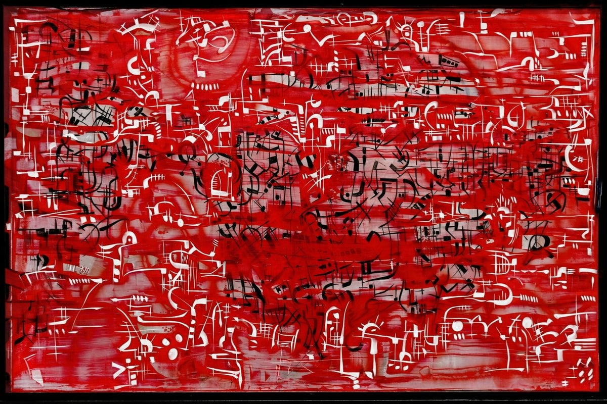 Grafismos by Santi Flores | Contemporary Abstract Painting