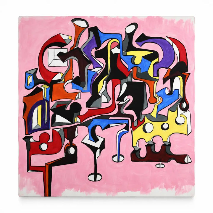 Oído Externo, Oído Interno by Santi Flores | Contemporary Abstract Painting