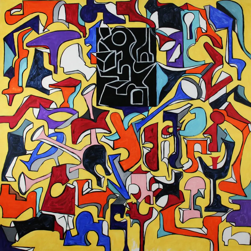 Self Censorship by Santi Flores | Contemporary Abstract Painting