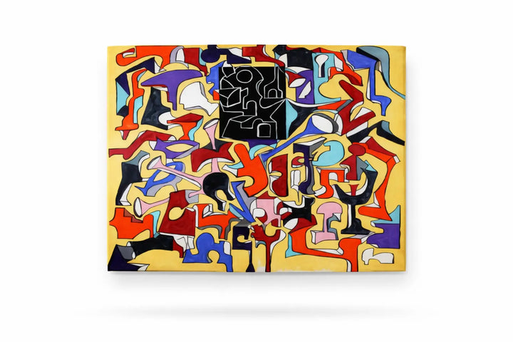 Self Censorship by Santi Flores | Contemporary Abstract Painting