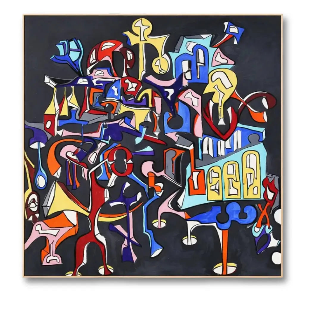 I Crashed Your Party by Santi Flores | Contemporary Abstract